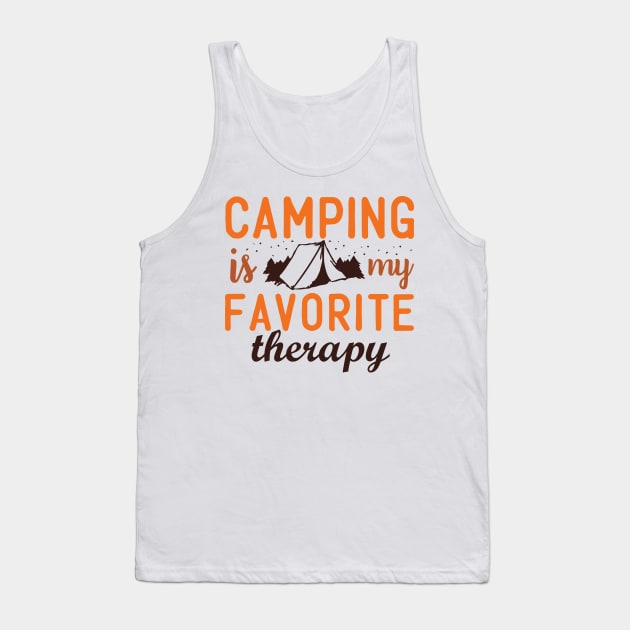 Camping Art Tank Top by Alvd Design